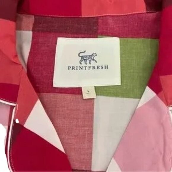 PRINTFRESH PAJAMAS HOLIDAY PJS BUFFALO PLAID LARGE NWT - Picture 6 of 7